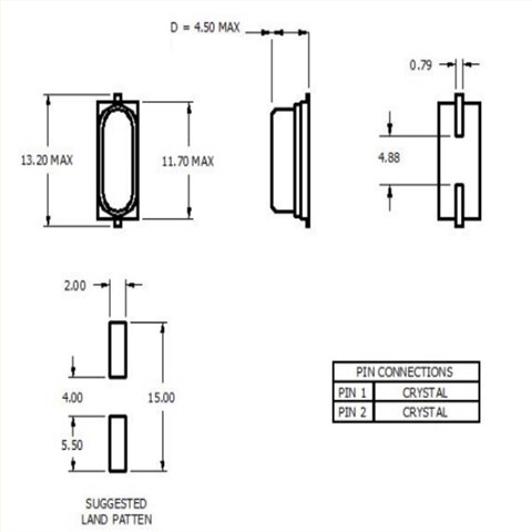 DF18BC1-19.200MHZ-3T\美国麦迪康晶振HC-49S\6G放大器晶振