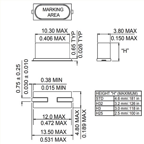 AS-20.000-18-F-SMD-TR|AS-SMD无源晶体|6G蓝牙晶振|美国卢柏晶振