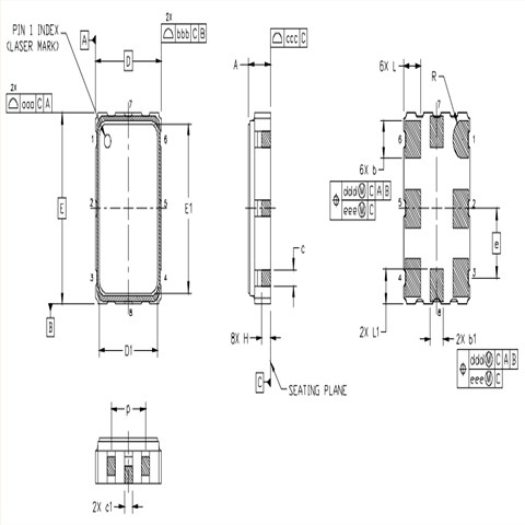 Si571低相位晶振-571BMA000121DGR-思佳讯差分振荡器-6G发射器晶振