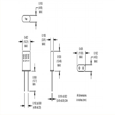 M1002S223 16.666600|MP-1|晶振|±30 ppm