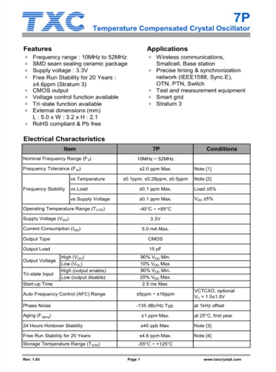 7P 5032规格书(1)